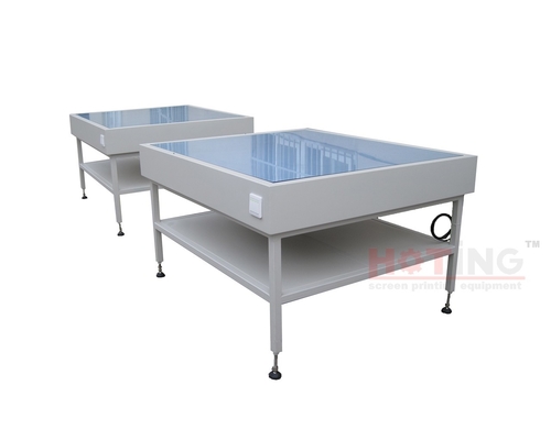 Caja de iluminación para serigrafía, mesa de control de serigrafía, dispositivo de control de calidad de serigrafía