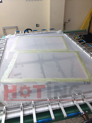 Máquina para estirar malla mecánica, máquina para estirar malla para serigrafía, maquinaria para estirar malla para serigrafía