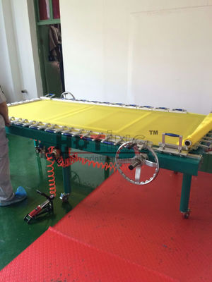 Máquina para estirar malla mecánica, máquina para estirar malla para serigrafía, maquinaria para estirar malla para serigrafía